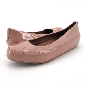 Fitflop Due Patent Nude Ballet Flats Womens Size 9